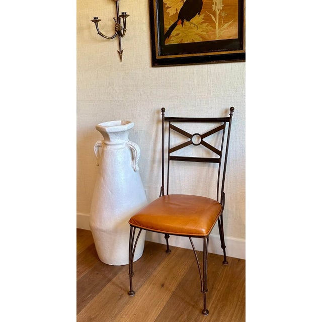 Mediterranean Large Sculptured Hand-Crafted White Terracotta-Clay Pottery Vessel For Sale - Image 3 of 13