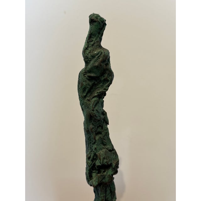 Dirce De Assis Cavalcanti Attr. Bronze Patinated Brutalist Sculpture, 1990s For Sale - Image 12 of 14
