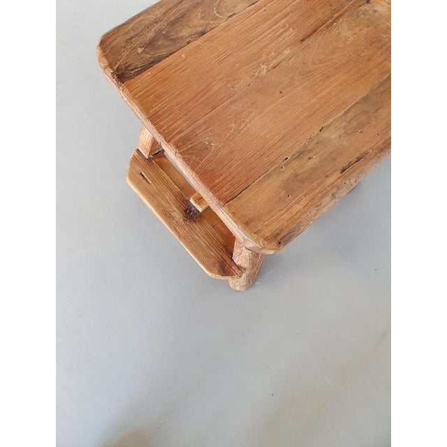 Brutalist Wabi Sabi Elm Dining Chairs and Table, Set of 6 For Sale - Image 12 of 14