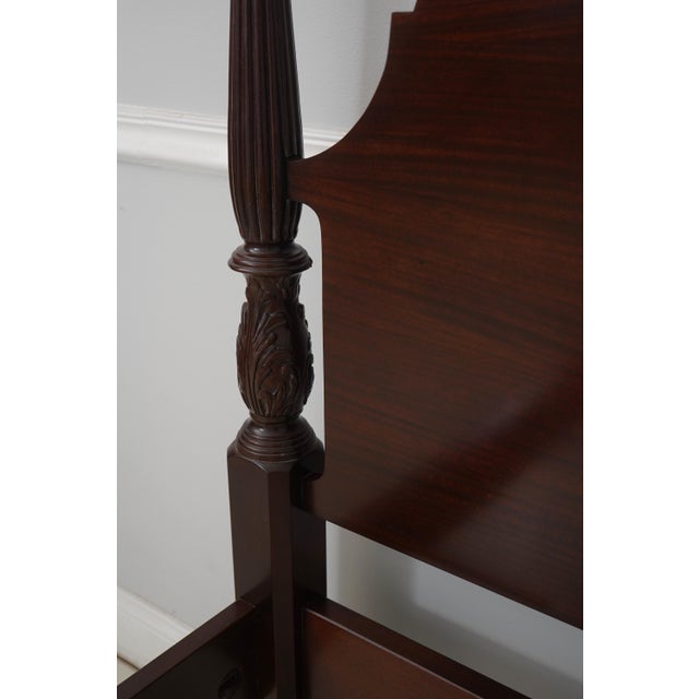Councill Craftsmen Mahogany Queen Size Poster Bed For Sale - Image 13 of 16