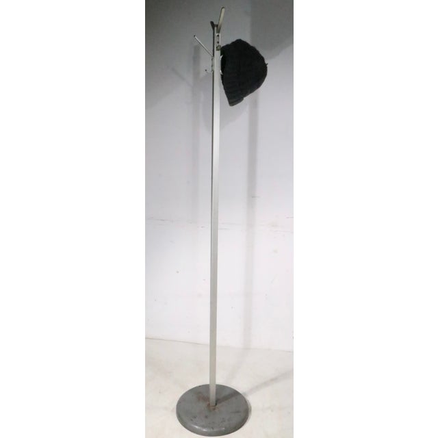 Silver Late 20th Century Industrial Coat Tree For Sale - Image 8 of 14