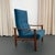 1960s Scandinavian Modern Oak High-Back Recliner Lounge Chair For Sale In New York - Image 6 of 9