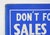 Paper Vintage Don't Forget Sales Tax Please Cardboard Retail Wall Sign For Sale - Image 7 of 13