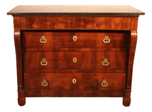 Early 19 Century French Chest of Drawers in Walnut