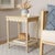 Enhance your space with the timeless beauty of the Haven Accent Table in a warm natural finish. Its clean, modern design...