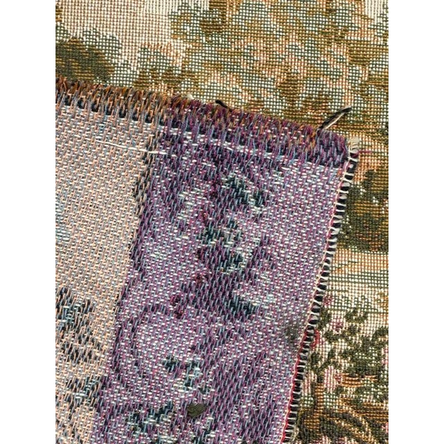 Vintage French Aubusson Jacquard Tapestry, 1980s For Sale - Image 13 of 14