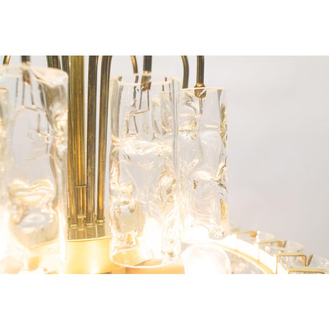 3-Tier Glass Tube Chandelier by Doria, 1960s For Sale - Image 11 of 13