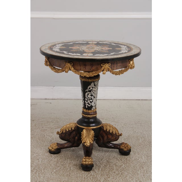 Age: Approx: 40 Years Old Details: Ball & Claw Feet Gorgeous High Style Table Ornate Carved Details High Quality...