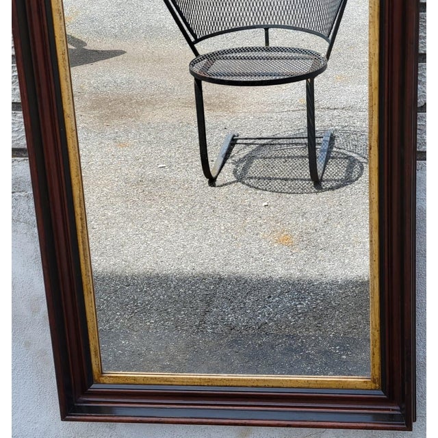 Antique 19th Century American Walnut Mirror Federal Style Gold Gilt Frame For Sale - Image 13 of 18