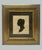 English Antique Pair English Watercolor Paintings Silhouettes Giltwood Frames 19 Centry For Sale - Image 3 of 8