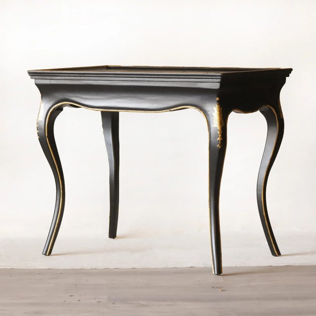 2000 - 2009 Chinese Chippendale-Style Painted Side Tables For Sale - Image 5 of 12