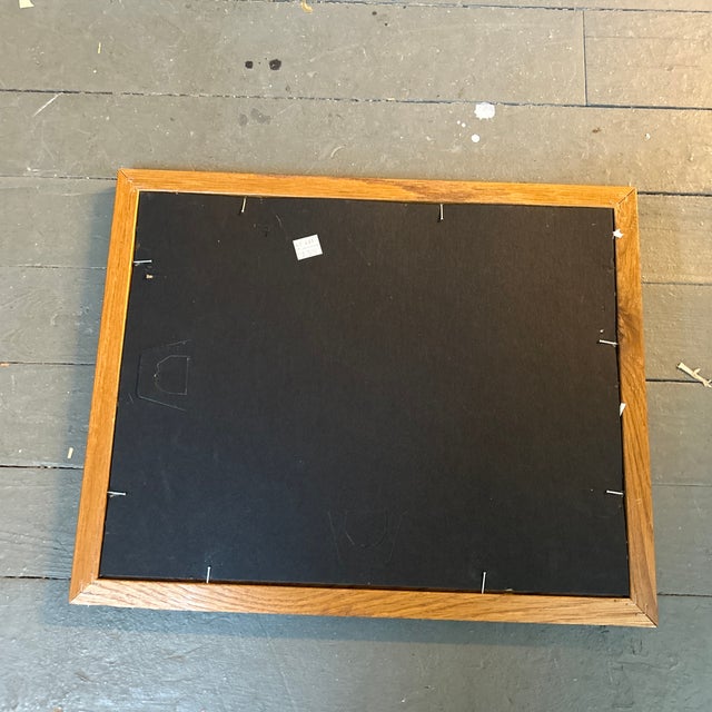 1950s 1950’s Original Abstract Expressionist Watercolor Painting For Sale - Image 5 of 5