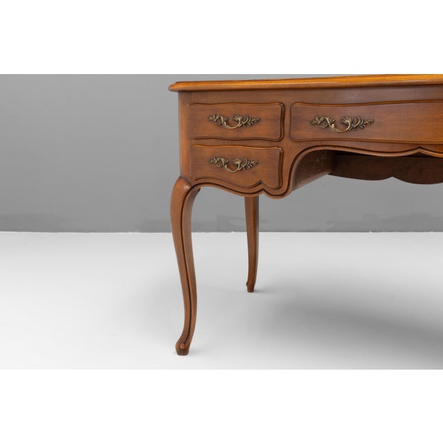 Vintage Cherrywood Desk, 1930 For Sale - Image 6 of 9