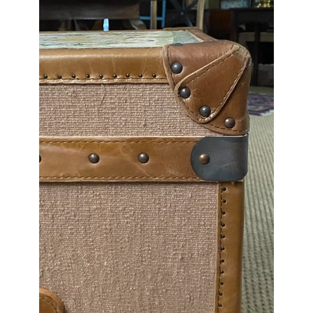 Tan Timothy Oulton Old Grand Library Collection Trunk For Sale - Image 8 of 13