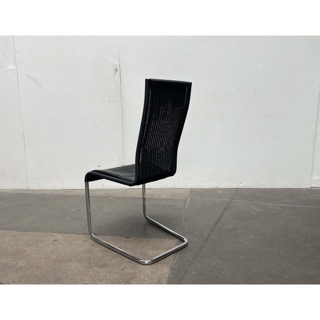 German B25 Black Cantilever Chair with Leather Cushion from Tecta by Tecta and Jean Prouve For Sale - Image 10 of 18