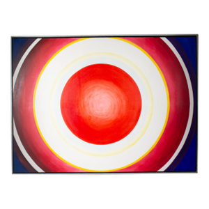 1966 “Hi-No-Maru Ten” Acrylic on Canvas Painting by William S. Gamble