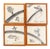 Eva Bouzard-Hui Framed Ceramic Tiles, 12 - Set of 3 For Sale In New York - Image 6 of 12