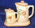 Vintage Pinecone Pottery Pitcher Set For Sale - Image 13 of 13