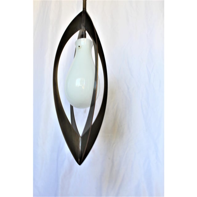 Mid-Century Modern Style Pendant For Sale In Los Angeles - Image 6 of 10