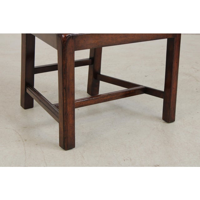 Set of 10 Jonathan Charles Mahogany Chippendale Style Dining Chairs For Sale - Image 15 of 16