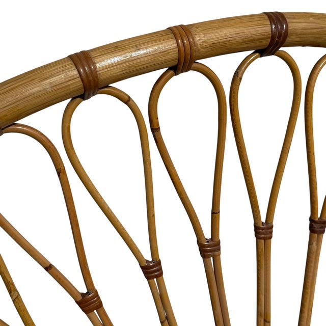 Vintage Rattan Headboard, France, 1960s For Sale - Image 9 of 10