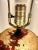 Metal Vintage Tony Duquette Chinouserie Style Newly Painted Red Hand Gilded and Distressed Ginger Jar Table Lamp With Pleated Shade For Sale - Image 7 of 12