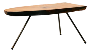 Hand-Crafted Log Coffee Table