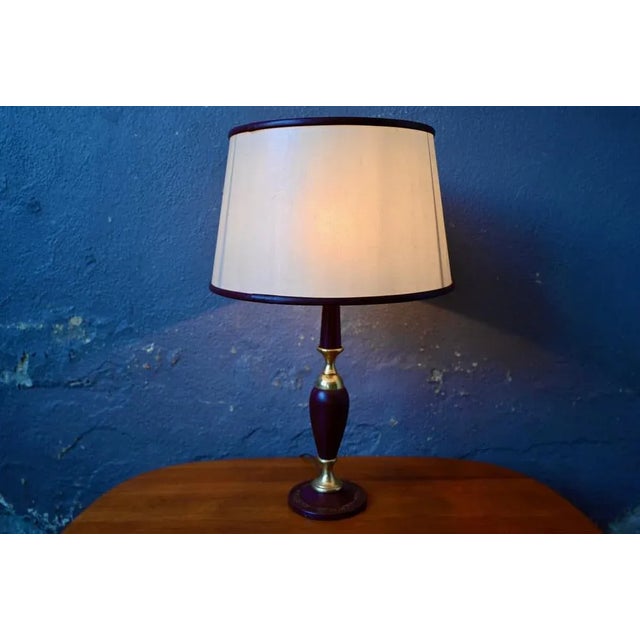 Classic lighting of French post-war decoration, this lamp to put the tanner is a decorative piece full of elegance. Made...