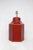 Late 20th Century Vintage Red Painted Chinese Character Tole Tea Caddy Lamp "No.2" For Sale - Image 5 of 7