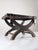 Colonial Curul Stool in Leather and Wrought Iron, Mexico, 1940s For Sale - Image 3 of 18