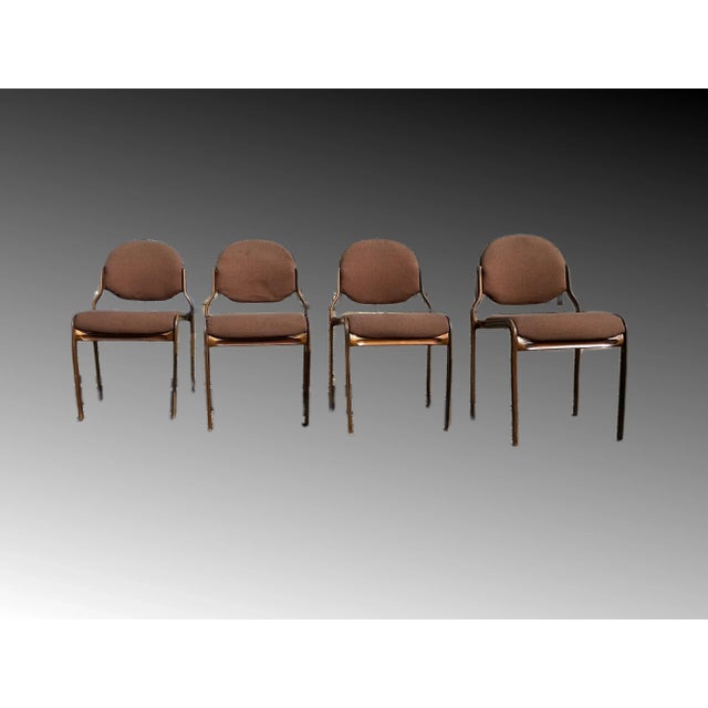 Brown Chairs by Rudolf Szedleczky, Set of 4 For Sale - Image 8 of 12