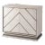 Modern Chevron Side Cabinet For Sale