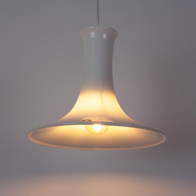 Mid-Century Modern Mandarin Pendant Lamp by Michael Bang for Holmegaard / Royal Copenhagen, Denmark, 1980s For Sale - Image 3 of 15