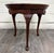 Late 20th Century Vintage Queen Anne Traditional Style Pie Crust Side Table Accent Table For Sale - Image 5 of 13