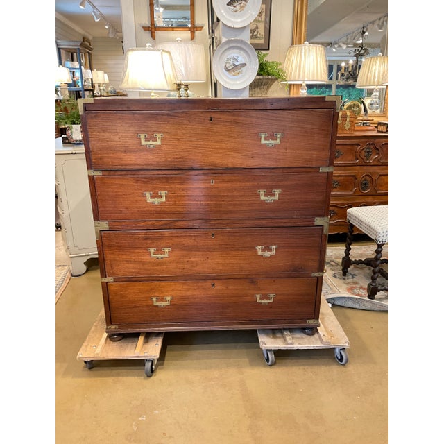 19th Century English Campaign Chest For Sale - Image 12 of 12