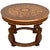 20th French Marquetry Round Center Table With Four Cabriole Legs For Sale - Image 9 of 9