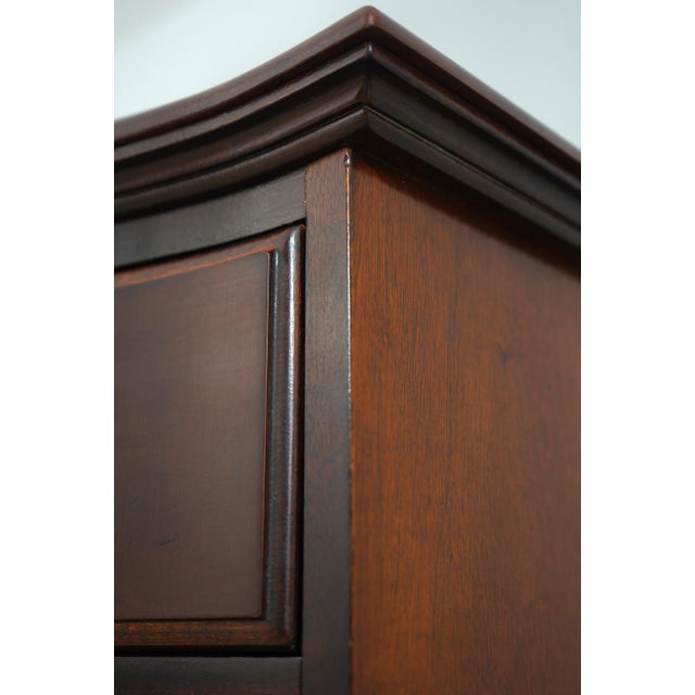 Thomasville Mahogany Lingerie Chest W. Flip Open Mirror For Sale - Image 11 of 15