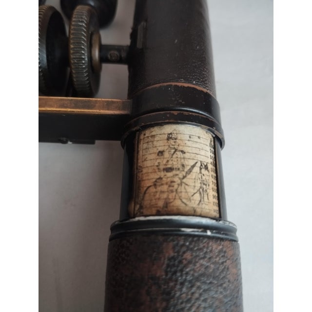 N.1853 Military Binoculars with Rangefinder from Moreau Teigne, Paris, 1860 For Sale - Image 10 of 18