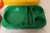 Plastic Mid Century Mexican Modern Stacking Rainbow Picnic Tray Set by Pymsa For Sale - Image 7 of 14