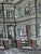 1974 Modernist 'Facade in Focus' Vintage Swedish Expressive Street Scene Oil Painting, Framed For Sale - Image 10 of 11
