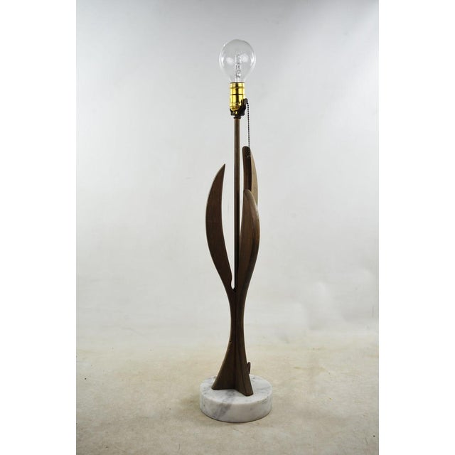 MidCentury Modern Sculpture Table Lamps A Pair Chairish