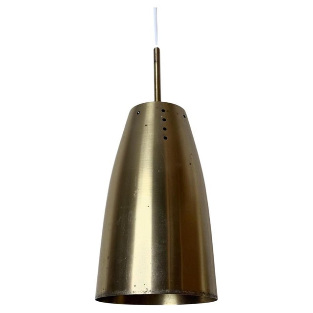 Architectural Brass Church Pendant Light, 1960s For Sale - Image 15 of 15
