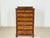 For sale is this beautiful antique chiffonière. The piece of furniture impresses with its elegant walnut veneer and a...