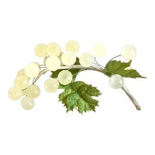 Vintage Acrylic Green Grape Cluster For Sale