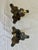 Vintage Ornate Brass Candle Holders Action Made in Italy 3 Footed Baroque 6" For Sale In Los Angeles - Image 6 of 12
