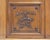 Gold French Louis XVI Oak and Walnut Three Doors Vitrine Bookcase, 1900 For Sale - Image 8 of 18