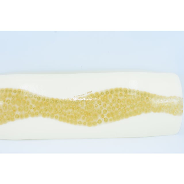 Glass Christiane Karuna Santoro Studio Kiln-Formed Art Glass Channel Murini Plate For Sale - Image 7 of 7