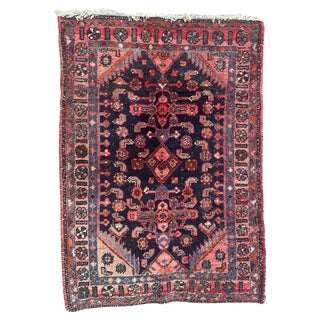 Vintage Hamadan Rug, 1960s For Sale
