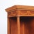Brown Mahogany Display Cabinet with Maple Inlays For Sale - Image 8 of 13