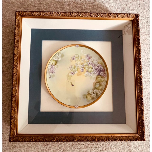 Mid 20th Century Mid 20th Century Large Plates in Shadow Boxes - Set of 2 For Sale - Image 5 of 8